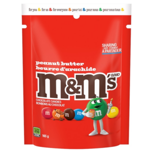 Peanut Butter Milk Chocolate Candies, Sharing Bag 165 g