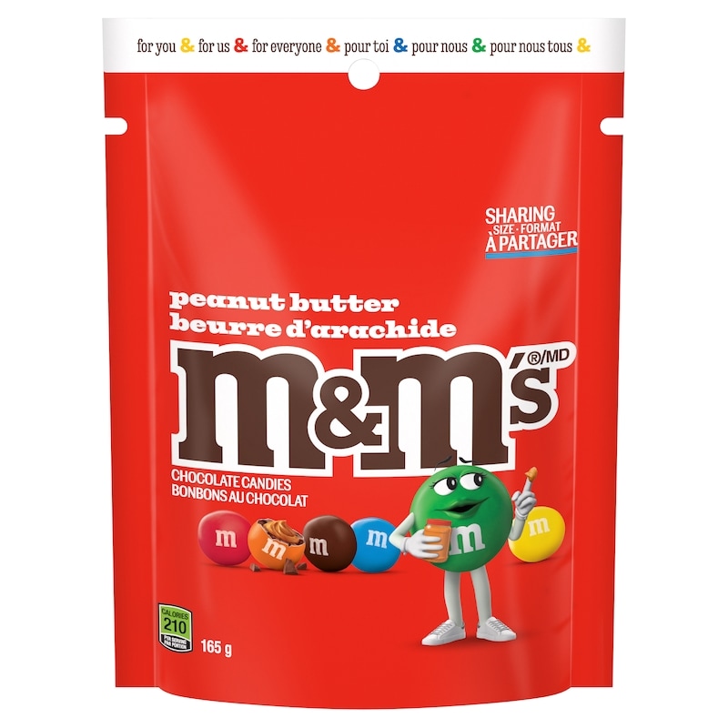 Peanut Butter Milk Chocolate Candies, Sharing Bag 165 g