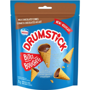 Drumstick Bites, Milk Chocolatey Wafer Cone Bites 76 g